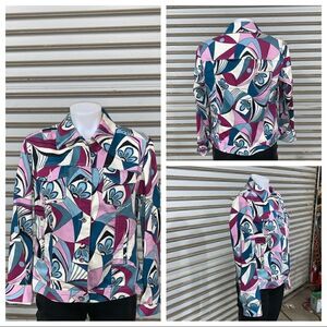 Charter Club jacket great fabric design